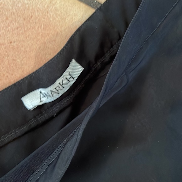 Anarkh microfiber pleated unfinished edges maxi skirt - Picture 2 of 5